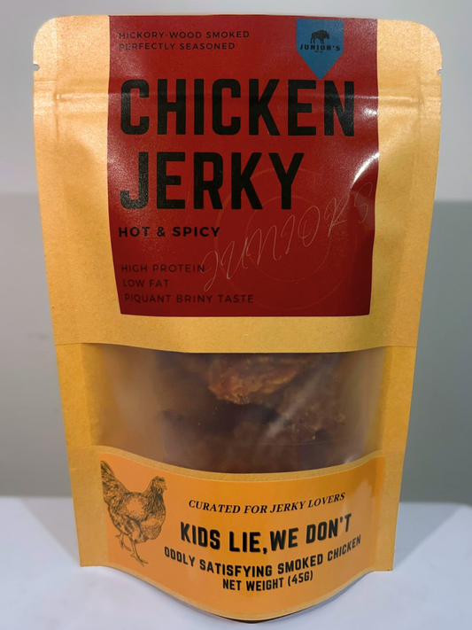 Hot & Spicy Smoked Chicken Jerky