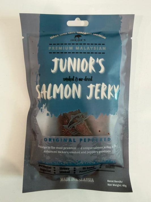 Salmon Jerky - Original Peppered & Smoked